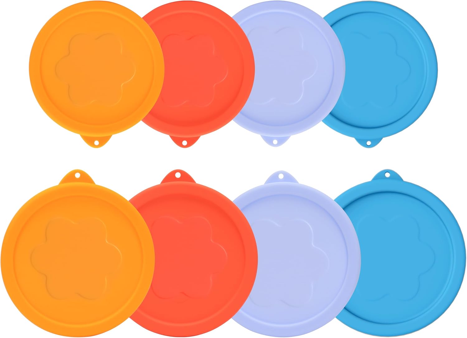 2 Cup Silicone Replacement Lids Storage Cover for Pyrex 7200-PC Glass Bowls (Container not Included) 4 Pack Microwave. Dishwasher and Freezer Safe