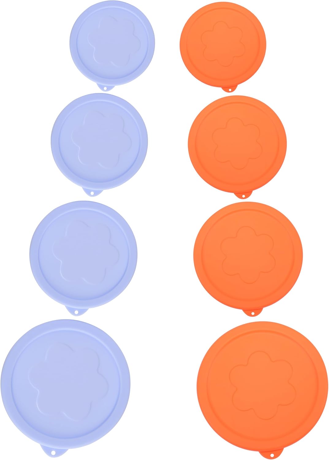 2 Cup Silicone Replacement Lids Storage Cover for Pyrex 7200-PC Glass Bowls (Container not Included) 4 Pack Microwave. Dishwasher and Freezer Safe